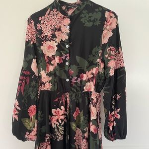 Parisian floral dress